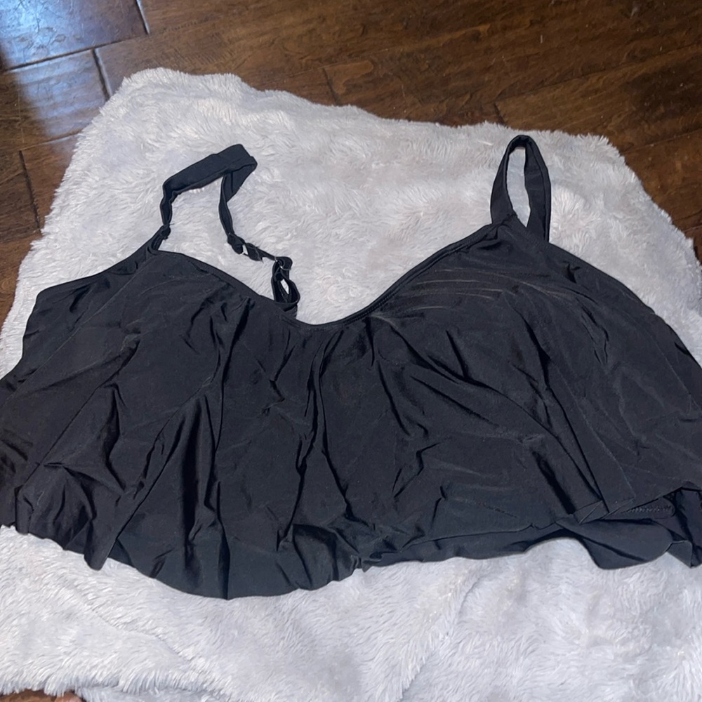 Torrid flounce bikini top